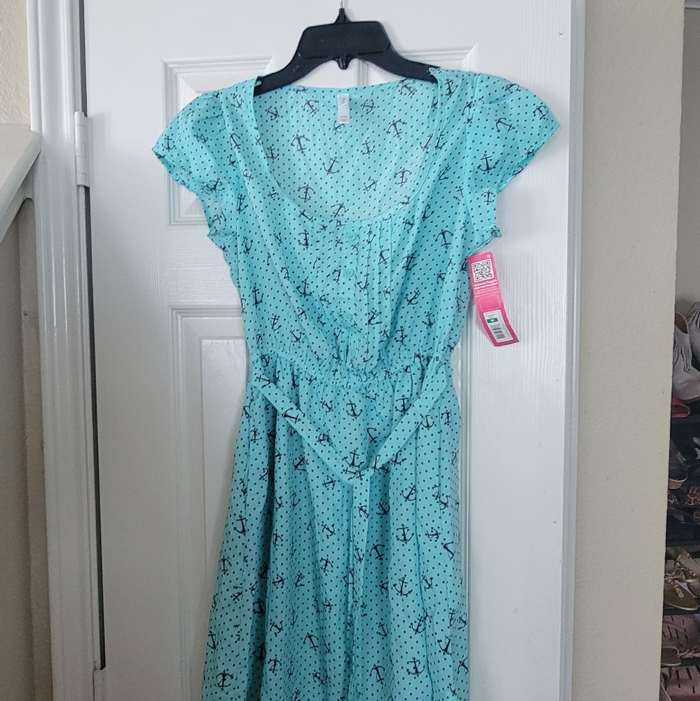 Junior Dress with Anchor design